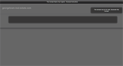 Desktop Screenshot of georgetown-real-estate.com