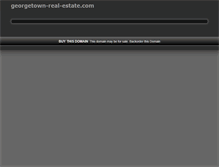 Tablet Screenshot of georgetown-real-estate.com